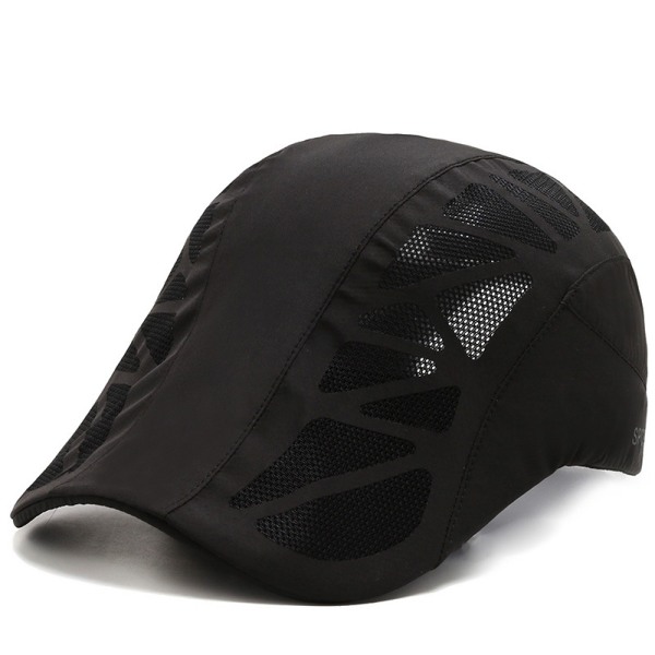 Sort-Justerbar Baseball Cap Golf Hat Motorcykel Trucker Cap St