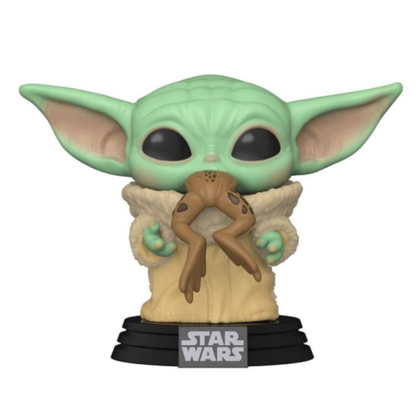 Yodana Halsband #398 - Funko Pop Star Wars Baby Yoda håller ett B