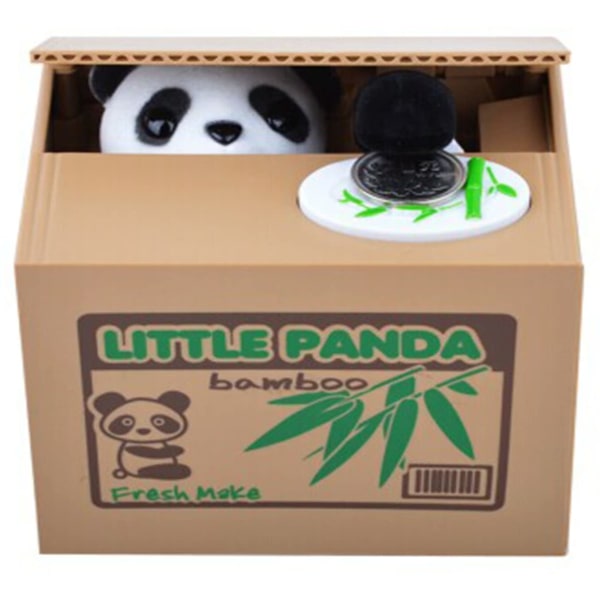 Stealing Money Box, Piggy Bank for Kids,Panda Money Box,Saving M