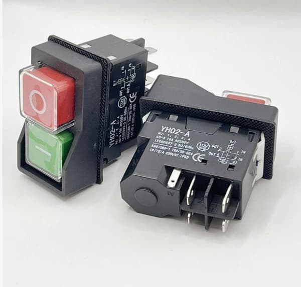 Elektromagnetisk bryter start og stopp strømkontroll 110v 220v motor