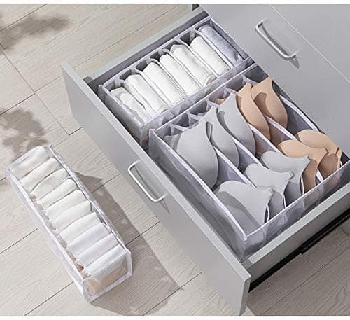 Underwear Organizer, 3 sæt sammenklappelig bh undertøj Organizer