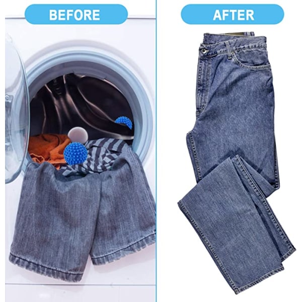 6 vasketøjskugler, tørretumblerkugler, rensekugler, vasketøjsba