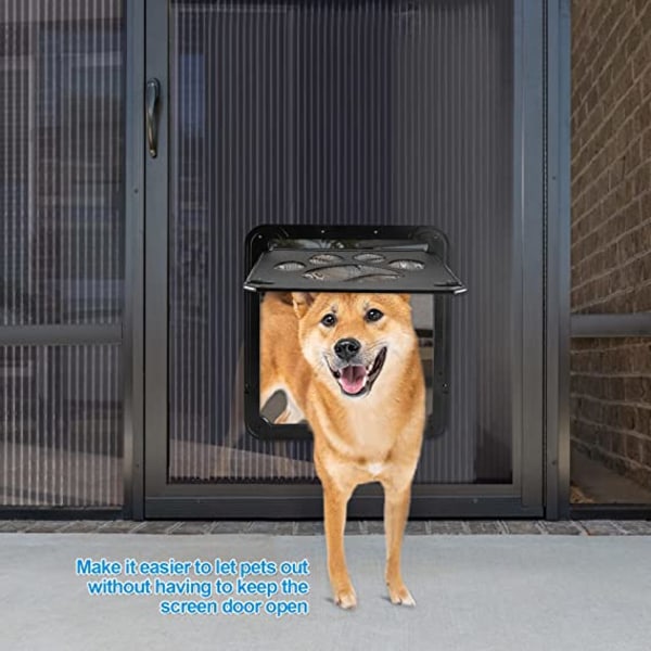 Ownpets Hundeskjermdør, Innvendig dørklaff 24cmB*29cmH, Låsbar