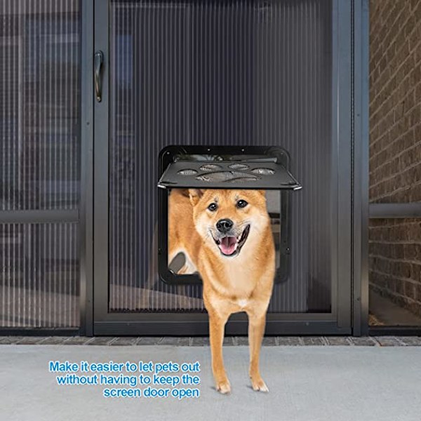 Ownpets Koiran Verkkoovi, Sisäoven Läppä 24cmL*29cmK, Lukittava