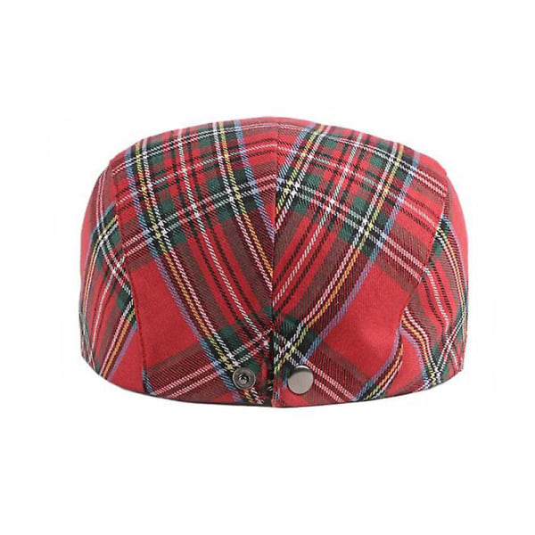 Colleage Style Dame Rutete Flat Cap Herre Ivy Cabbie Cap Uni