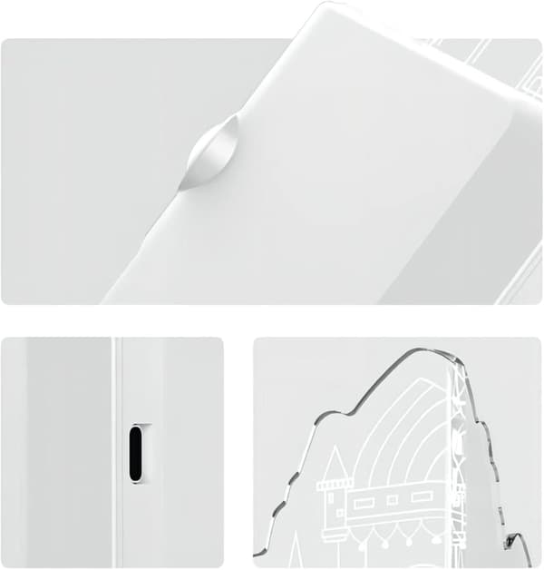 LED-nattlys, USB-oppladbar vegglampe, sensor nattlys