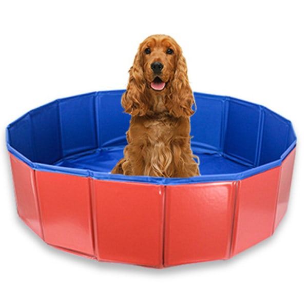 60 * 20 cm PVC kokoontaitettava koiran allas Lemmikkien kylpyamme pesuallas ulkona