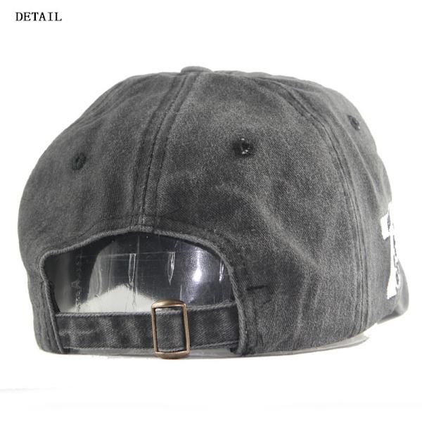 Brev broderad basebollkeps bomull anka tunga hatt outdo