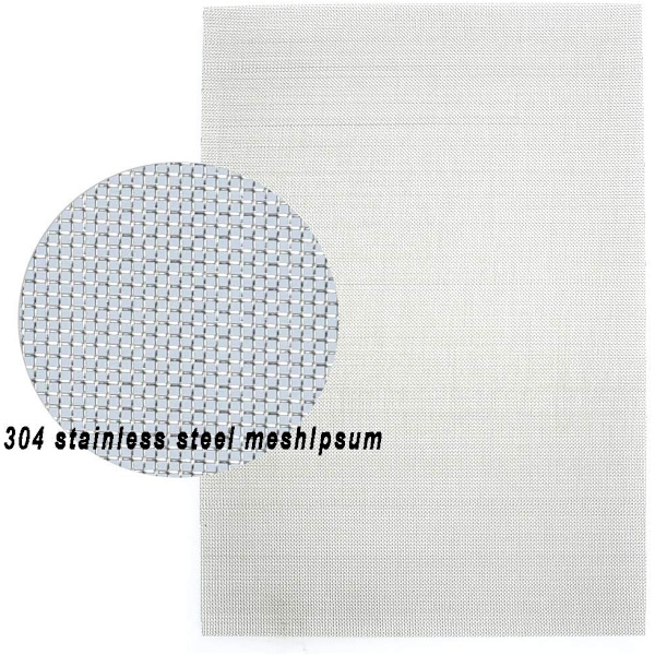 Gitternett i rustfritt stål 30 mesh 3 stk Gitternettduk 300 x 210 mm Flekk