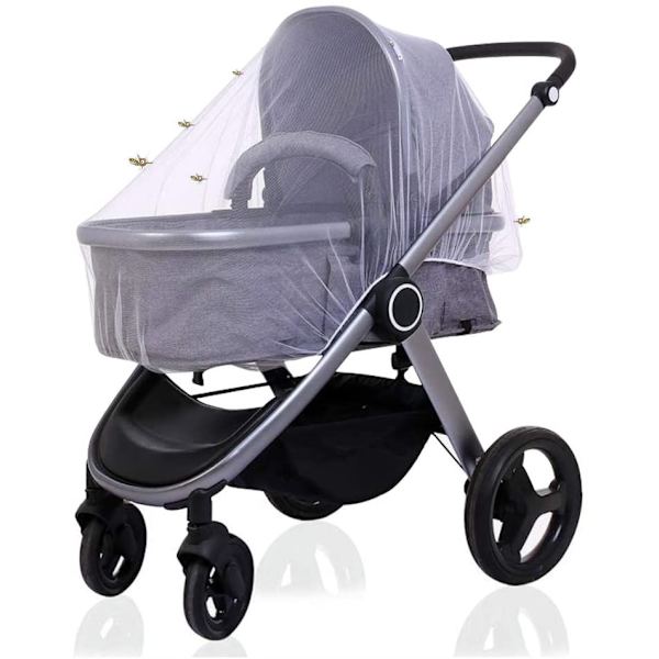 Universell insektsnät, myggnät för barnvagn, barnvagn, buggy, C