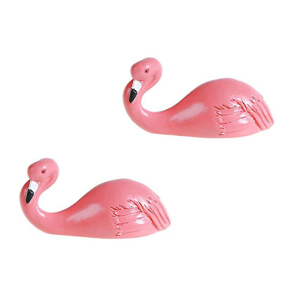 2 stk. Tegneserie Flamingo Dyre Kroge Selvklæbende Resin Hanger Traceless Væg Krog