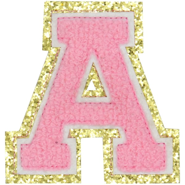 Letter Patch Sticker, Engelsk bokstav A-Z Iron On Repair Patches A