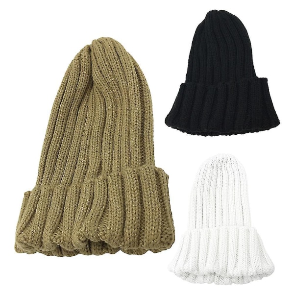 1kpl Keltainen talvi syksy Naisten hattu Lämpimälippu casual hattu