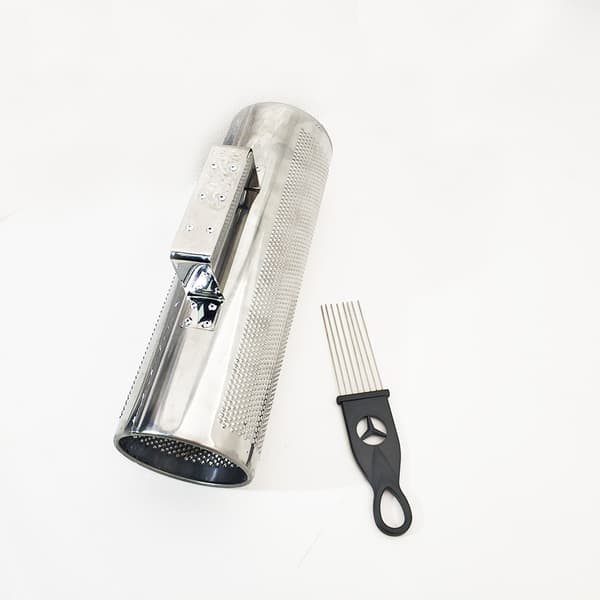 Guiro-instrument i rustfritt stål, 3,9\"x12\", Latin Percussion
