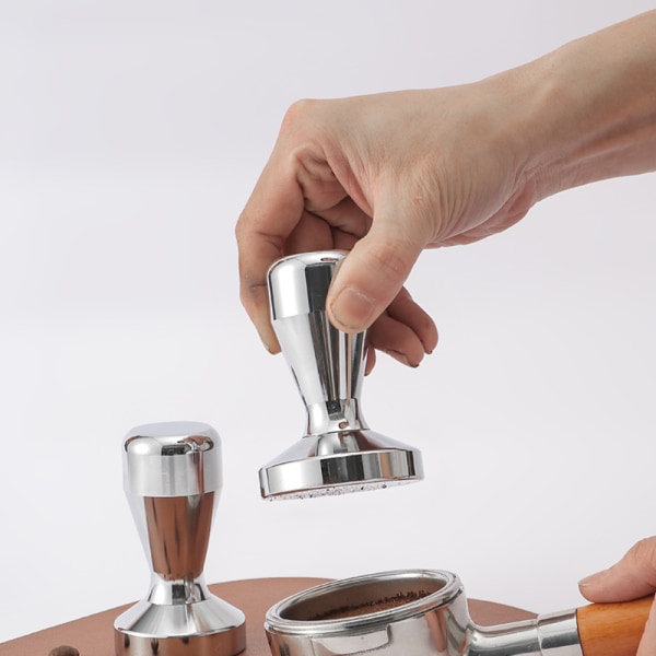 Kaffepresse 51 mm i 430 rustfritt stål, kaffepresse, espresso