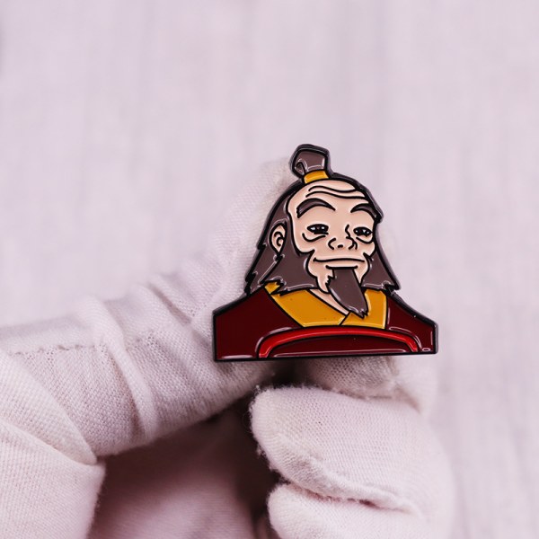 Avatar Uncle Ailuo brosch tecknad karaktär badge