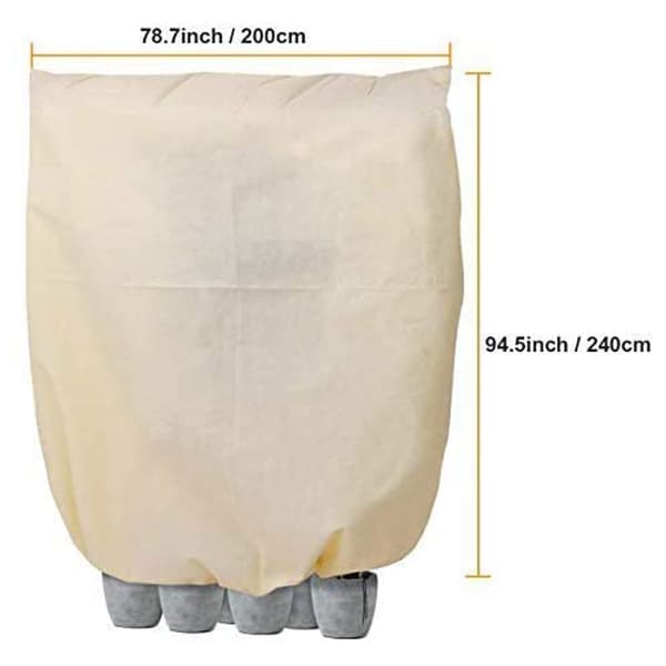 (200x240cm) Vinterdekke for planter Vinterdekke Plantebeskyttelse
