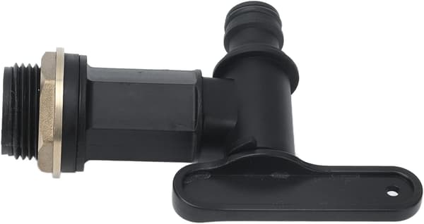 Regnvandscisternhane 2-pak - 3/4' IBC-gevind - Lerventil Adapter