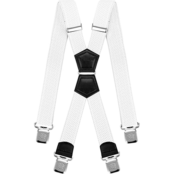 Herr Suspender One Size Fits All X Style Starka Klämmor Olika