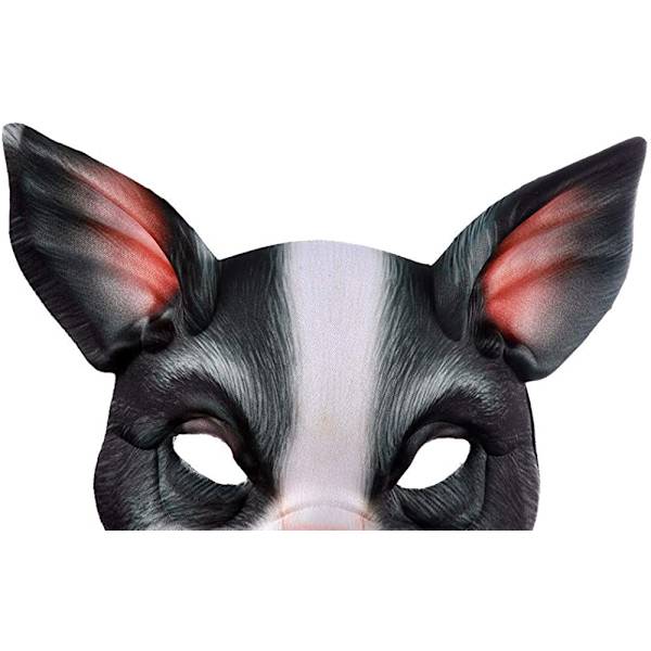 1 st halv ansiktsdjurmask grismask skräck grismask för Hallow