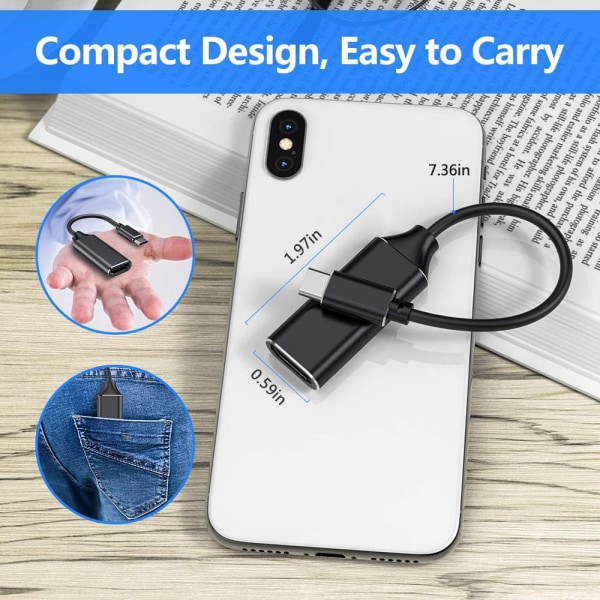USB-C - HDMI-sovitin, USB Type-C - HDMI 4k -sovitin (Thunderbolt