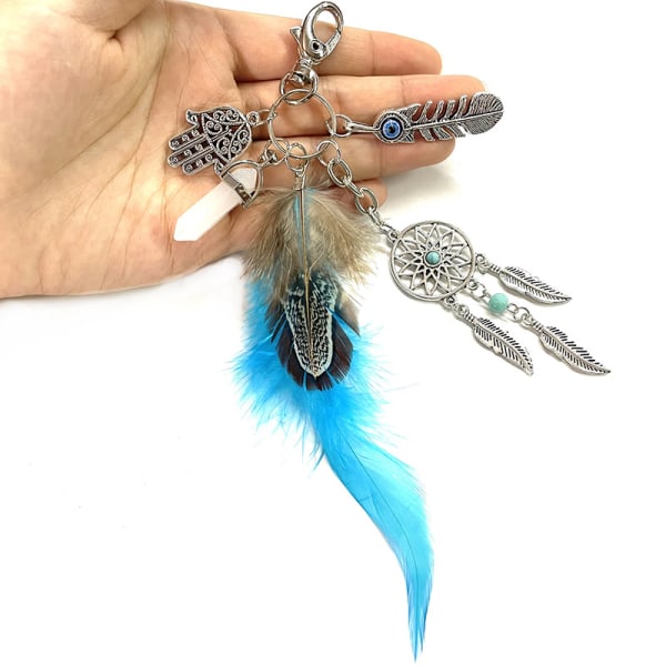 Nyckelringar Bohemia Dreamcatcher Hänge Nyckelring Nyckelkedjehållare
