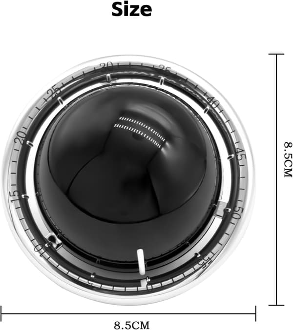 Køkkenmekanisk timer Magnetisk nedtællingstimer 60 minutter klæbende nedtællingstimer med 72dB alarm