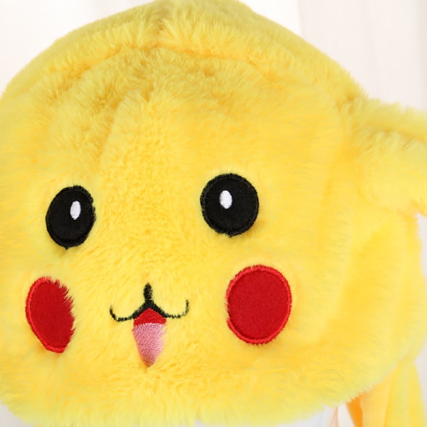 Plysch leksak tecknad ljus Pikachu kreativ blixt skakande hatt n