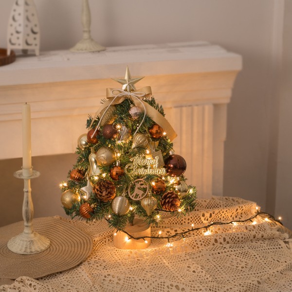 Juletræ lille træ Julepynt forsyninger mini pac