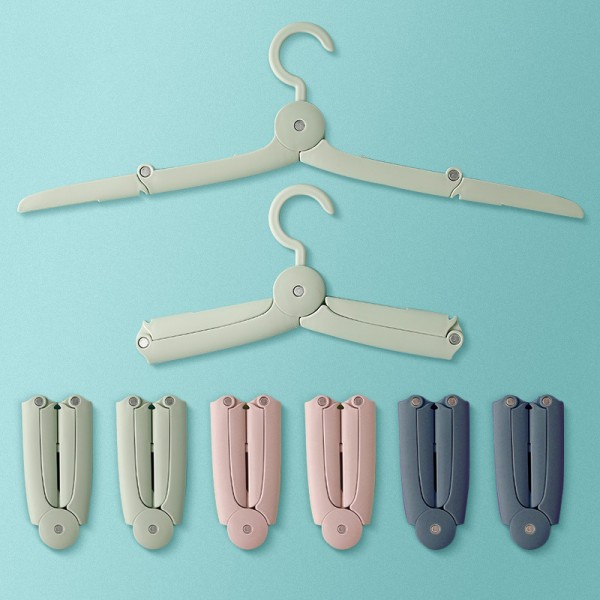 Travel Foldable Hangers,(8 Pieces) Portable Folding Clothes Hang