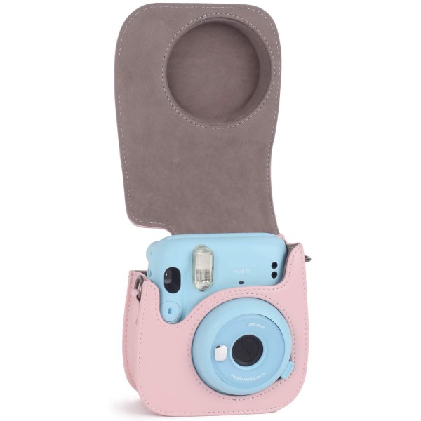 2Pieces (Blush Pink) Leebotree kameraveske Kompatibel med Instax