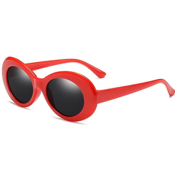 Ørken Modernisering dis Retro Oval Goggle Solbriller, Vintage Clout Solbriller Unisex 9b8a | Fyndiq