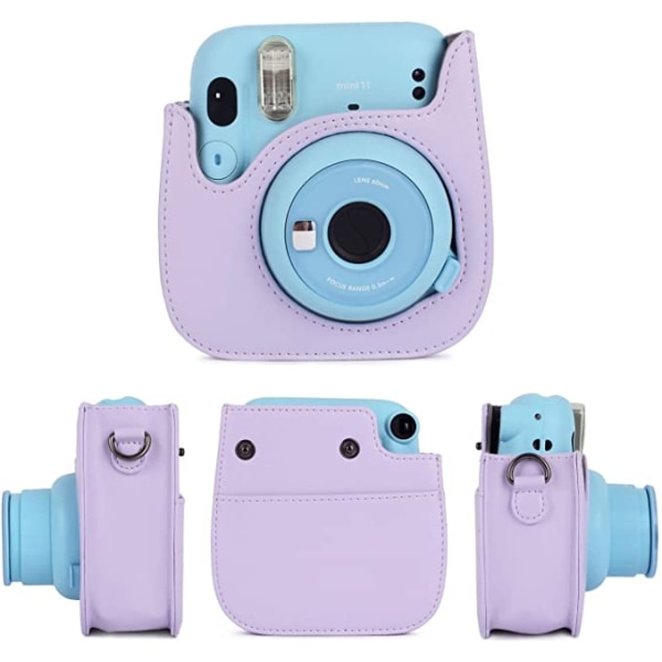 2Pieces (Lilac Purple) Leebotree kamerataske Kompatibel med Insta