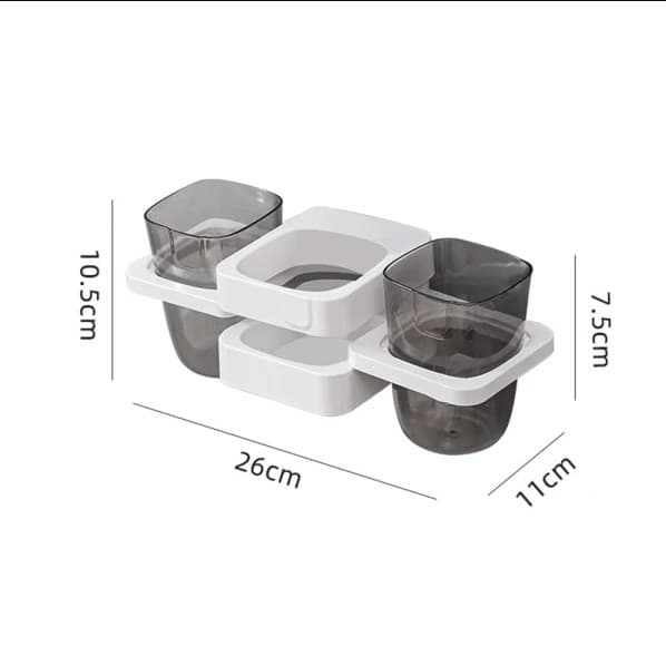 1 STK Tannbørsteholder Tannbørsteholder Organizer