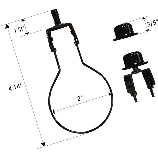 Adapterkit til lampeskærm - Inkluderer trim og nivellering af lampeskærm