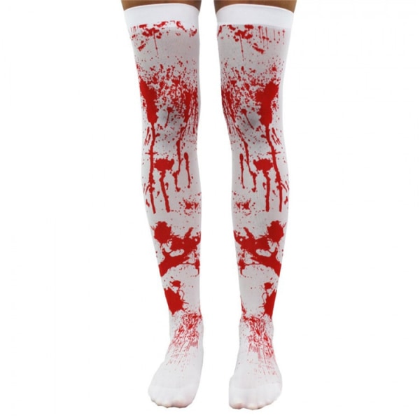 kryds hvis Smigre 2 par Halloween COS sygeplejerske blodige sokker Halloween blodsok b660 |  Fyndiq