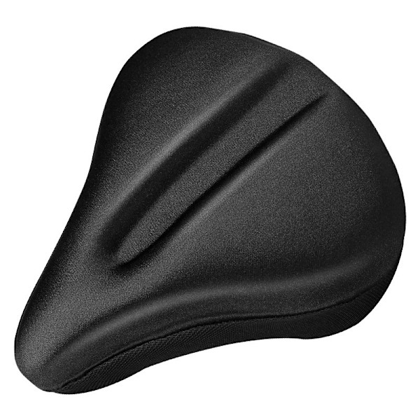 Wide Bike Saddle Cover - Memory Foam and Extra Soft Gel Seat Cushion with Waterproof Cover, with Drawstring, for Mountai