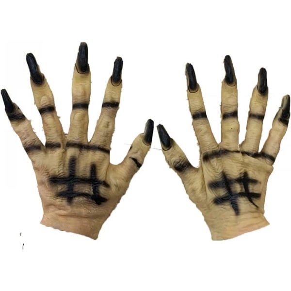 Halloween Gloves Ghost Gloves Halloween Holiday Props Horror Fem