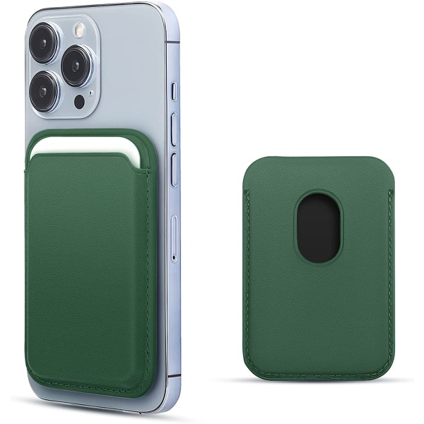 Sequoia Green - Lommebok for iPhone 12/13/14 Mini/Plus/Pro/Max, Ca
