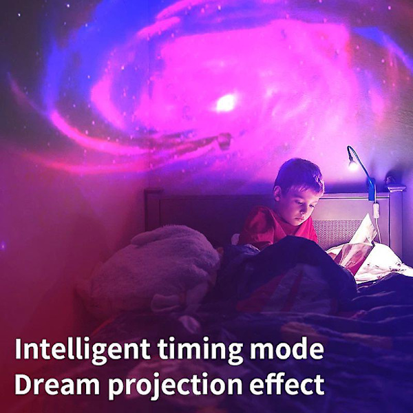 Romkapsel Stjernehimmel Projeksjonslys, Bluetooth Milky Way P