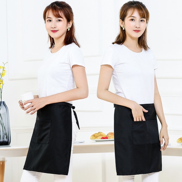 2 Piece Waist Apron, Waterproof Chef Apron, Kitchen Half Apron w