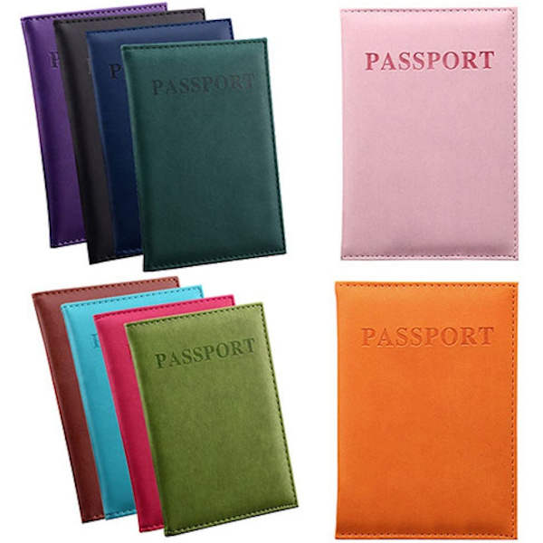 Pas Pas Rejse Tegnebog Lille Dokumenter Organizer Etui Fam