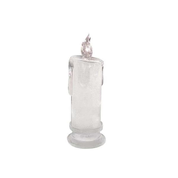 USB-oppladbare LED-flammeløse stearinlys med tynn flash 18cm varm