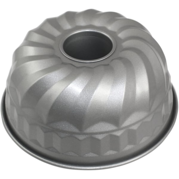 Carbon Steel Nonstick Fancy Ring Pan, 8,6 x 4 tommer dyb, Grå, 1