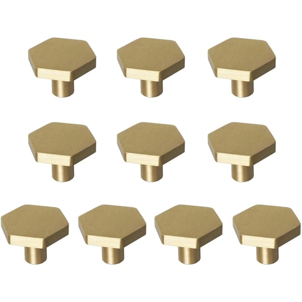 1-1/10\" Massive Messing Knopper til Skoskabe og Hexagonal Dr