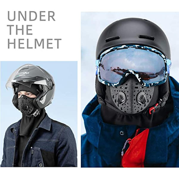 Skimaske balaclava vintermaske menn balaclava kaldt vær varm m