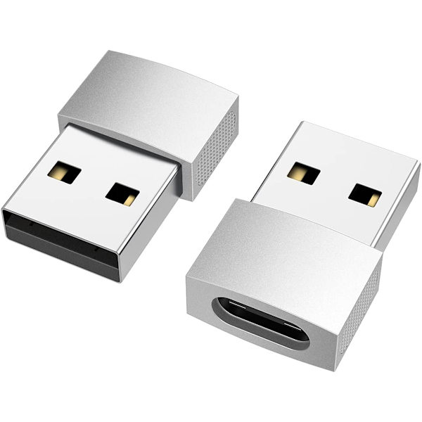 USB-C Hon till USB Han Adapter (2-pack), USB-C Hon till U