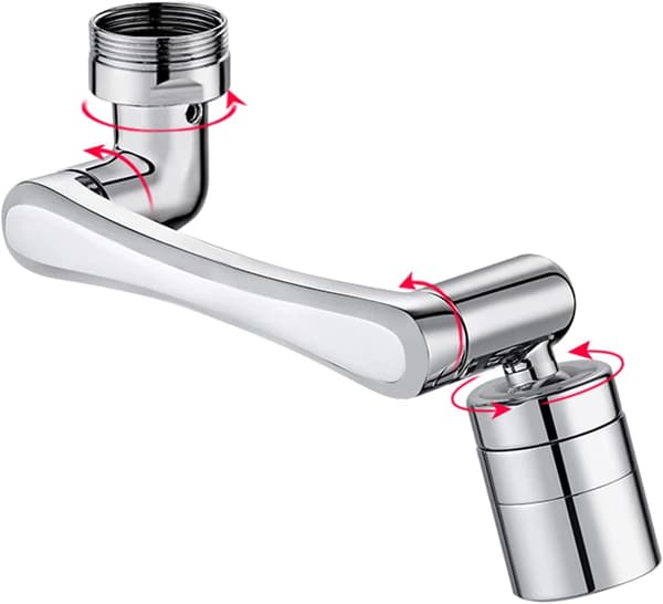 2 i 1 kranlufter universal splashfilter, 1440° roterbar B
