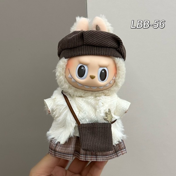 Labubu Vaatesetti Nuken Tarvikkeet 15/17cm Labubu V2 V1:lle (LBB-56) (LBB-56)