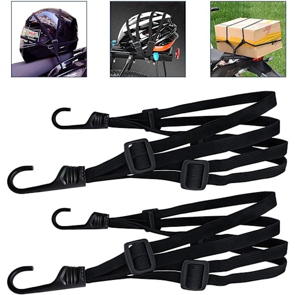 2 stk. Bungee-reb med kroge, cykel Bungee-reb, motorcykel B